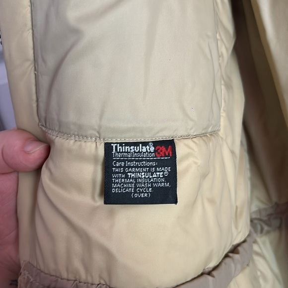 Eddie Bauer Tan Expedition Jacket with Hood - Picture 3 of 5